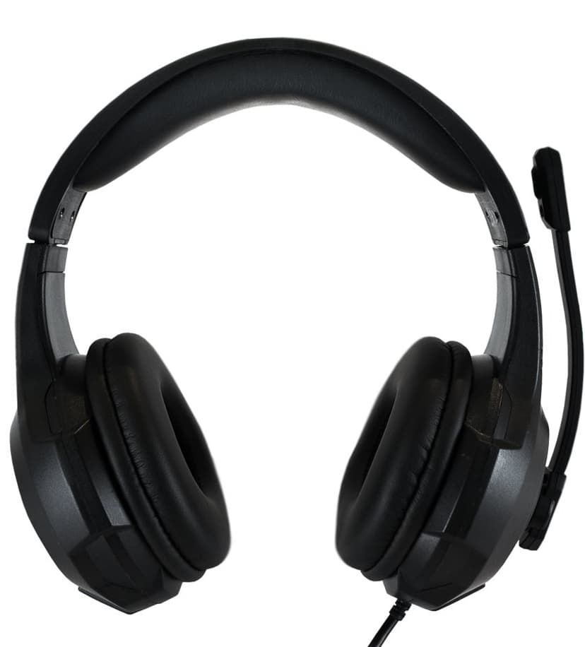 QPAD QH 25 RGB Stereo Gaming Headset Micro-USB Sort