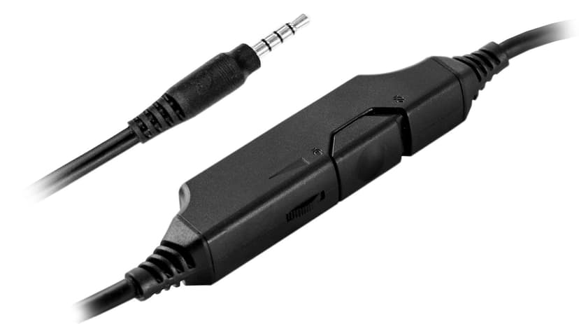 QPAD QH 25 RGB Stereo Gaming Headset Micro-USB Sort