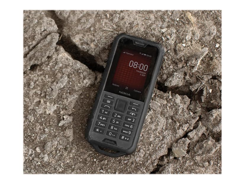 Nokia 800 Tough Musta