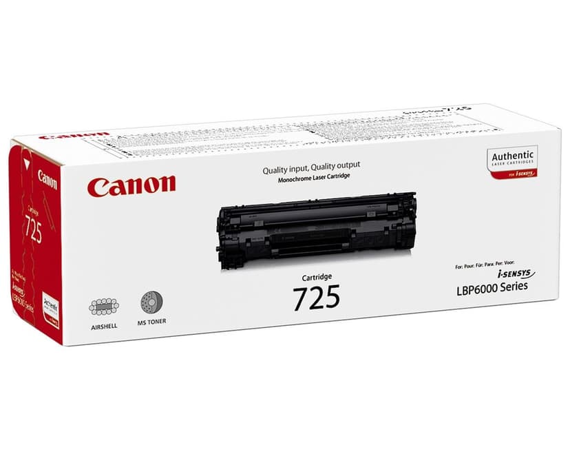 Canon Toner Svart 1,6k Type 725 - LBP 6000