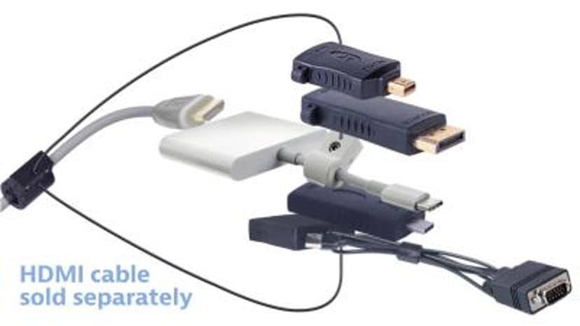 Liberty Av Solutions HDMI Adapter Ring - DL-AR14357 Micro HDMI, Mini HDMI, Mini DisplayPort, DisplayPort, DVI HDMI