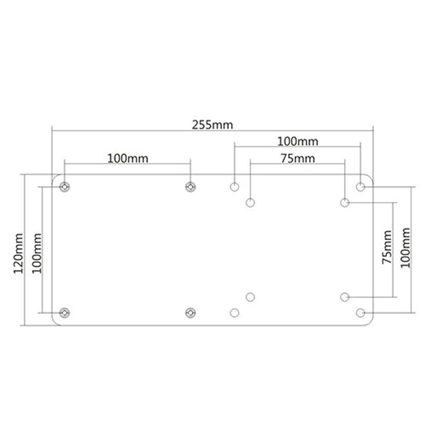 Prokord VESA Mounting For Barebone PC VESA 100X100