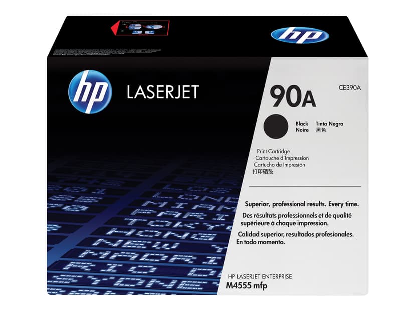 HP Toner Svart 90A 10K - CE390A