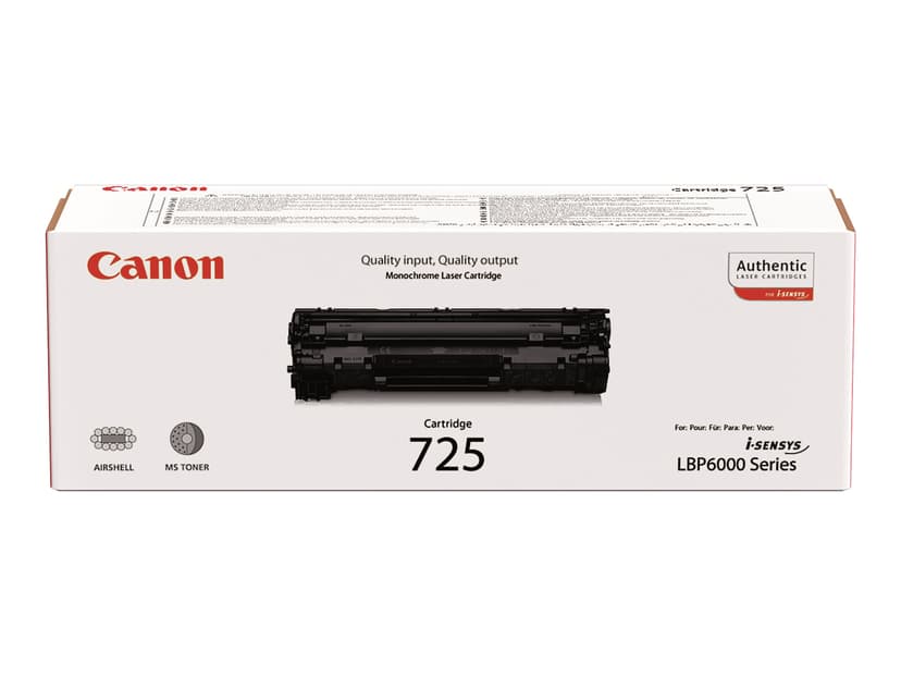 Canon Toner Sort 1,6k Type 725 - LBP 6000