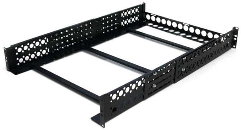 Startech 2U Fixed 19" Adjustable Depth Universal Server Rack Rails