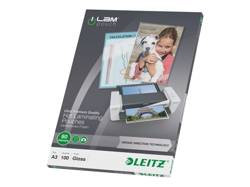 Leitz Lamineringpose UDT 80µm A3 100 stk