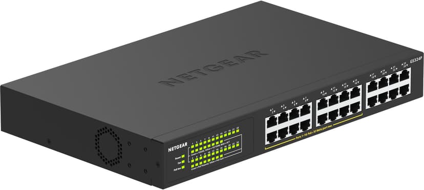 Netgear GS324P 24-Port Gigabit Ethernet Unmanaged PoE+ 190W