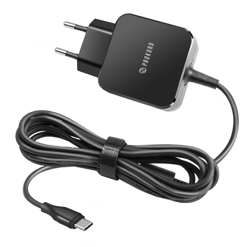 Prokord Wall Charger Zwart 1.8m