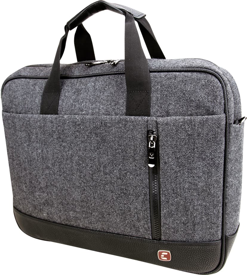 Cirafon Laptop Bag Vintage Taske 15.6" Nylon Sort