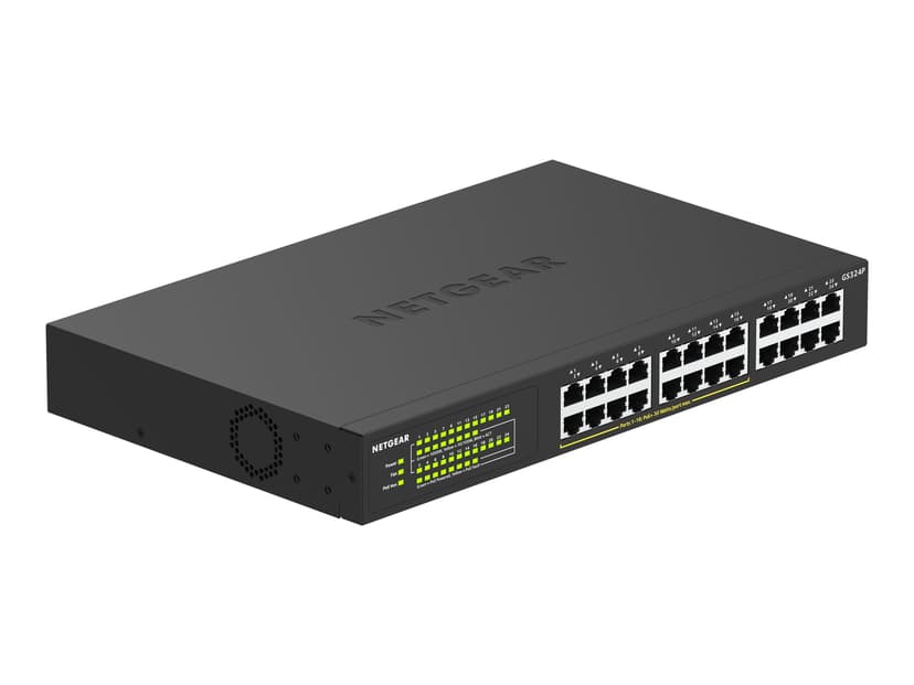 Netgear GS324P 24-Port Gigabit Ethernet Unmanaged PoE+ 190W