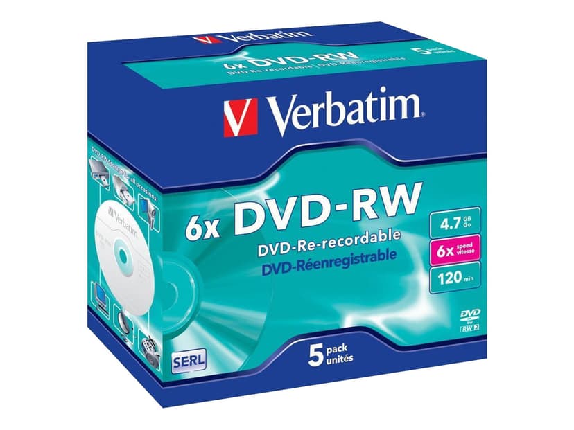 Verbatim DVD-RW x 5