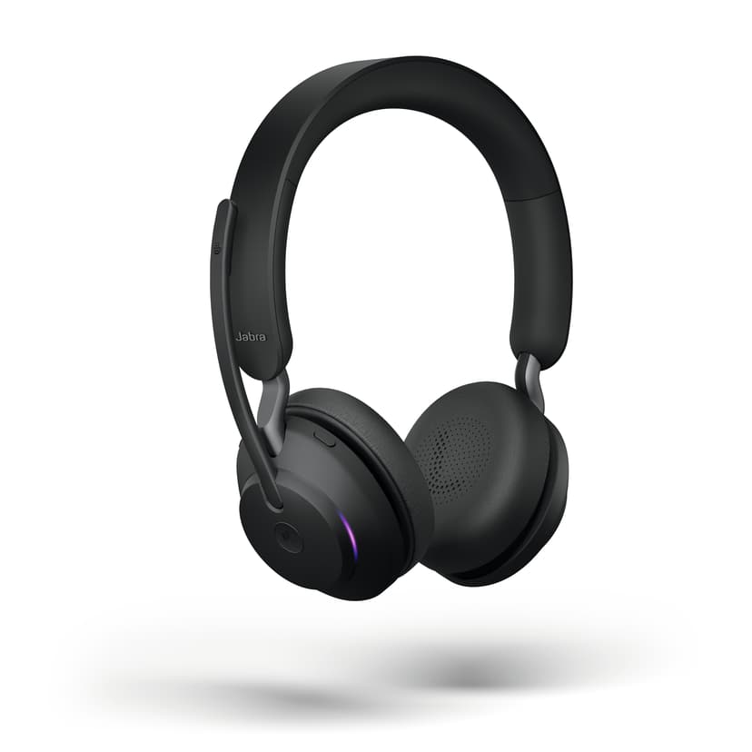 Jabra Evolve2 65 ja latausteline USB Type-C Musta Microsoft Teams
