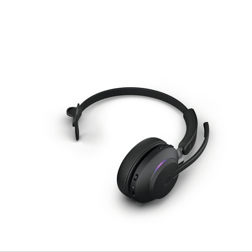 Jabra Evolve2 65 med ladestander USB Type-A Microsoft Teams Sort