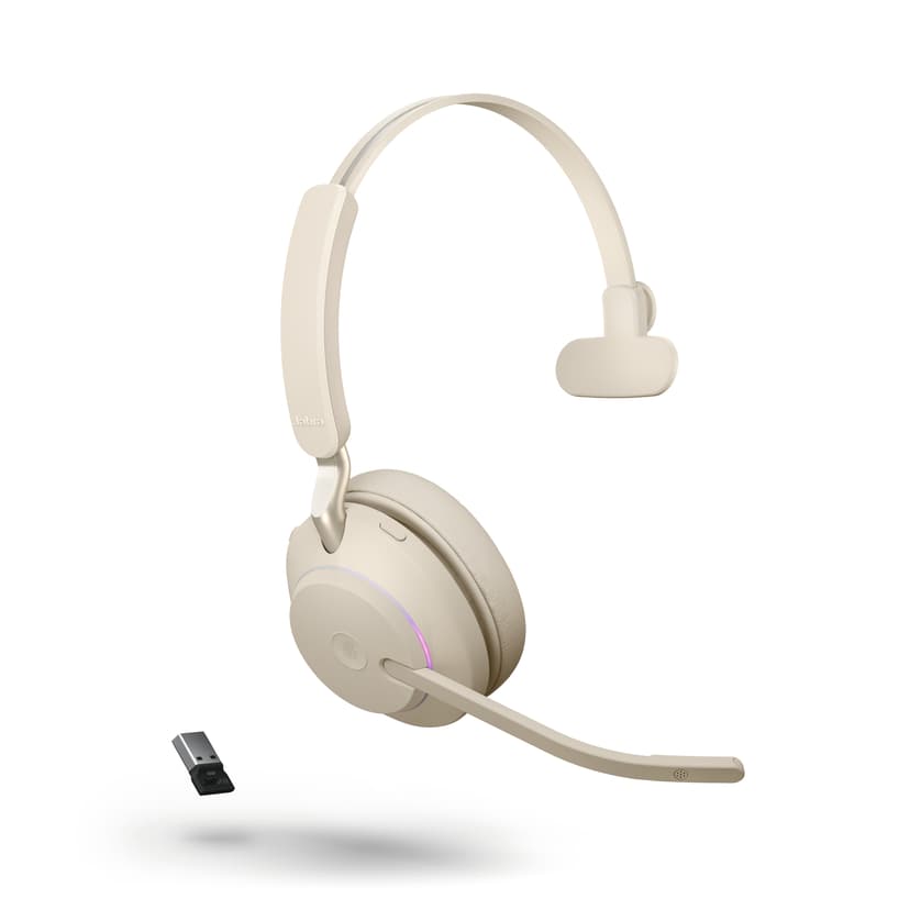 Jabra Evolve2 65 USB A-tyyppi UC Beige