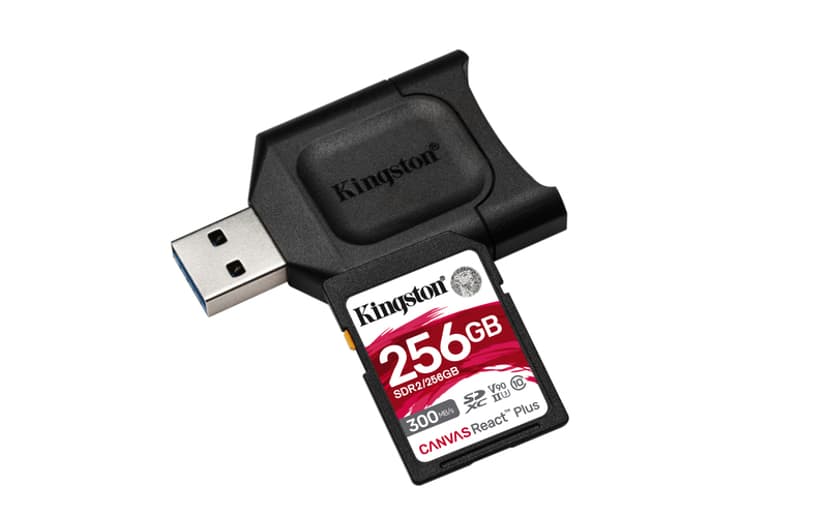 Kingston Canvas React Plus 256GB SD UHS-II