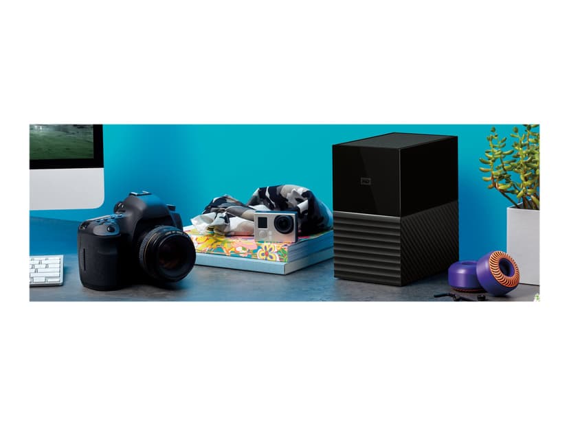 WD My Book DUO Desktop RAID 24TB Sort (WDBFBE0240JBK-EESN)