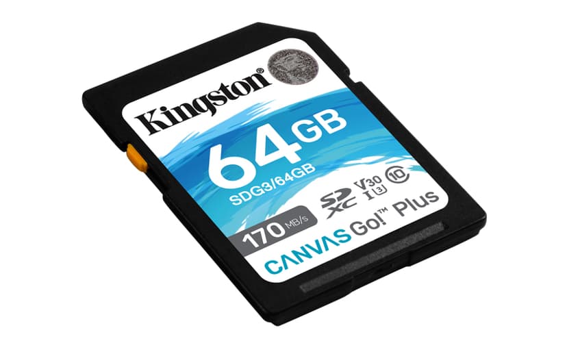 Kingston Canvas Go! Plus 64GB SD UHS-I