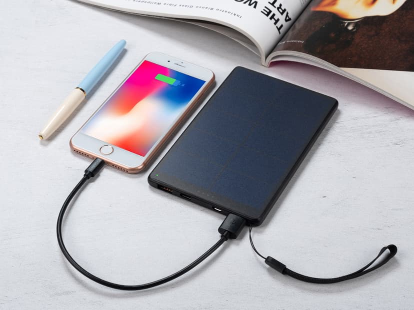Sandberg Urban Solar Powerbank 10000, 37mAh Musta