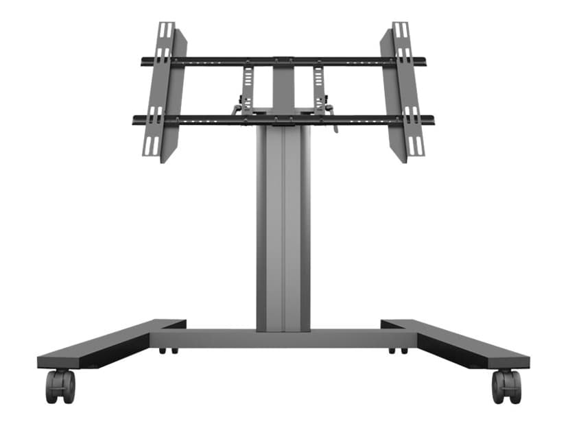 Multibrackets M Public Display Stand 80 HD Wheelbase Single Musta