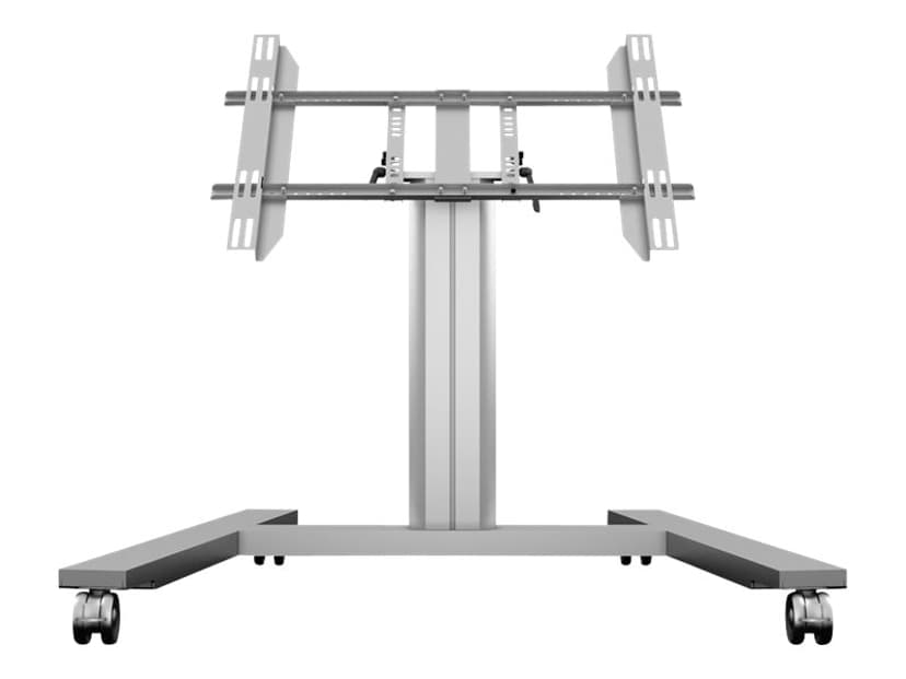 Multibrackets M Public Display Stand 80 HD Wheelbase Single Silver
