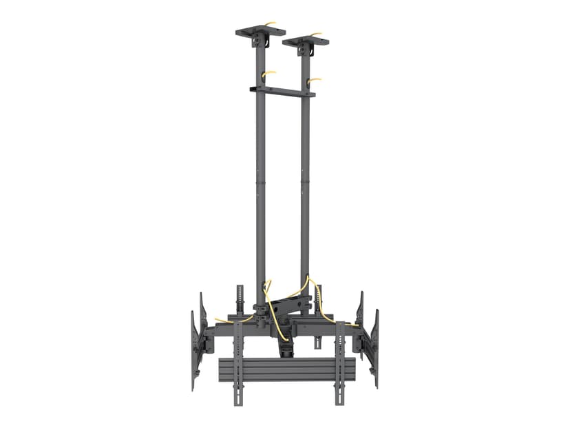 Multibrackets M Pro Series MBC4UHD 4 Displays 50"-75" Musta