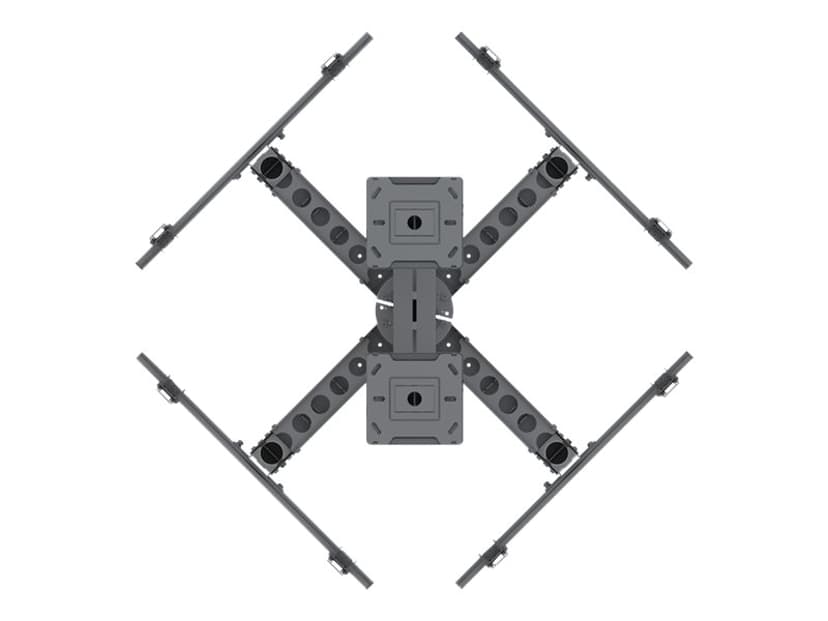 Multibrackets M Pro Series MBC4UHD 4 Displays 50"-75" Musta