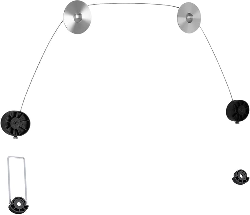 Prokord Ultraslim Väggfäste - Vajerfäste 37-70"