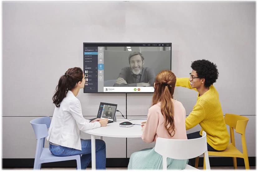 Yamaha YVC200 USB- & BT Conference Phone with rechargeble battery - Black