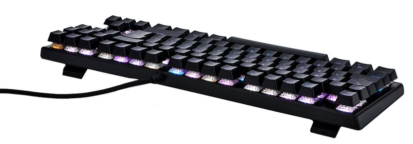 Voxicon Gaming Keyboard Gr8-10 RGB Cherry MX Red Pohjoismainen
