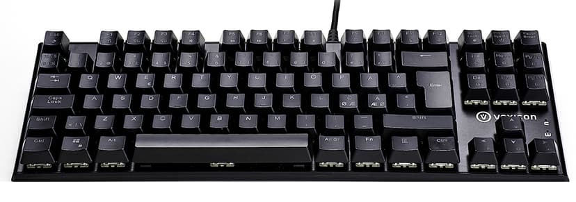Voxicon Gaming Keyboard Gr8-10 RGB Cherry MX Red Nordisk