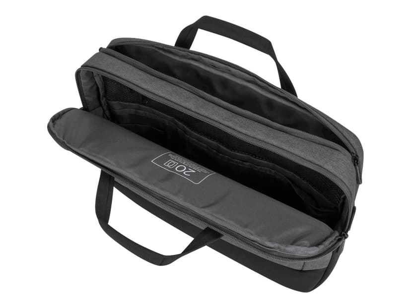 Targus Cypress Briefcase with EcoSmart 15.6" Grå, Sort