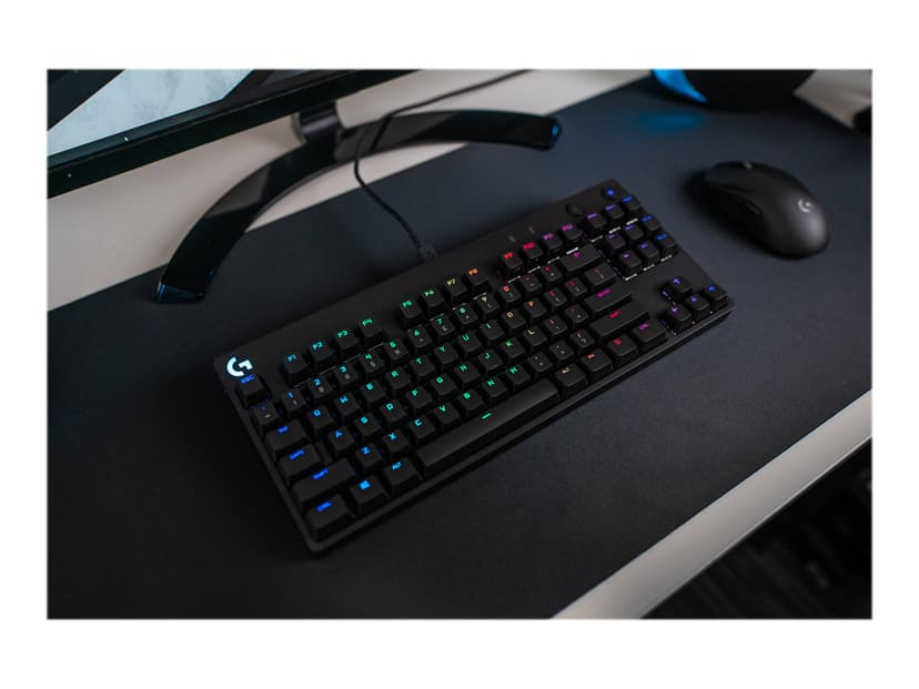 Logitech G Pro Mechanical Gaming Keyboard Kablet Logitech GX Blue Nordisk
