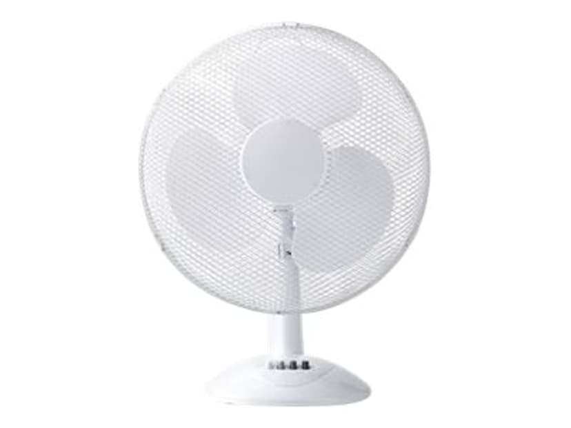 Nedis Bordvifte 40cm 45W 3-Hastigheter Hvit