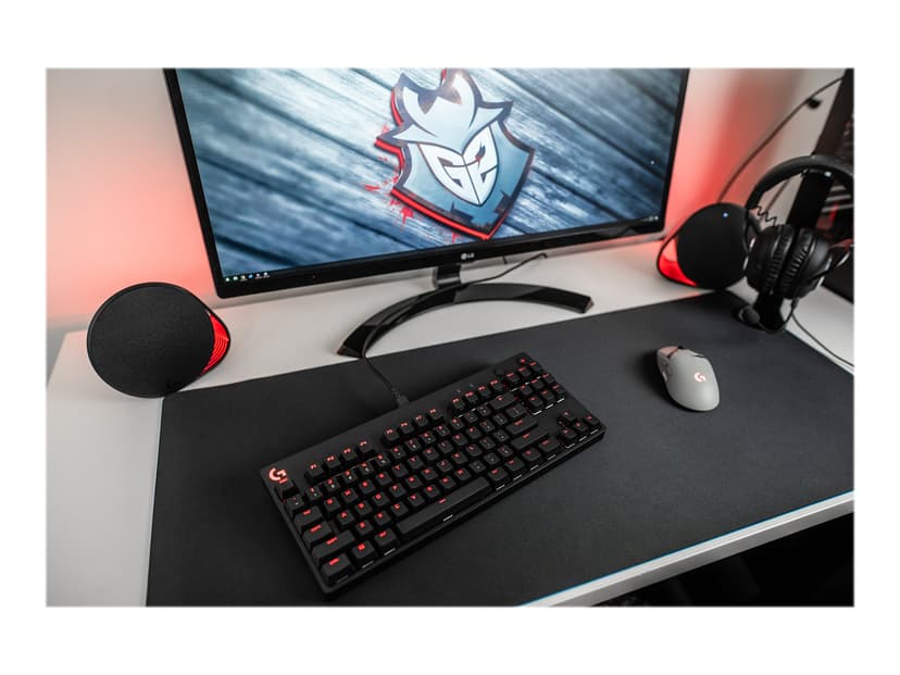 Logitech G Pro Mechanical Gaming Keyboard Kablet Logitech GX Blue Nordisk