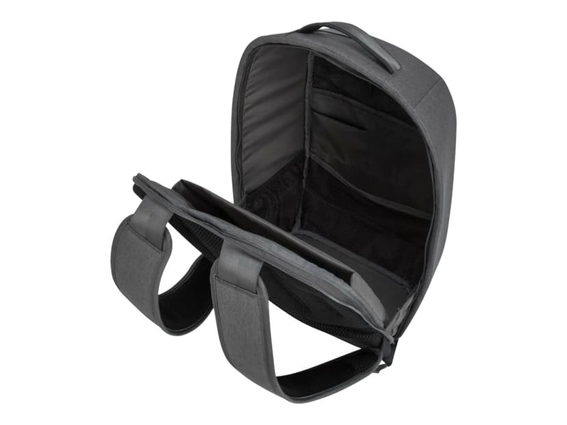 Targus Cypress Security Backpack with EcoSmart 15.6" Harmaa, Musta