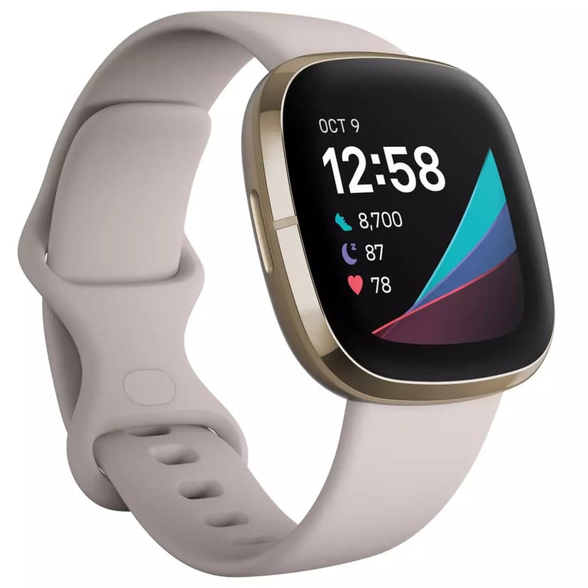 Fitbit Sense Lunar White/Soft Gold