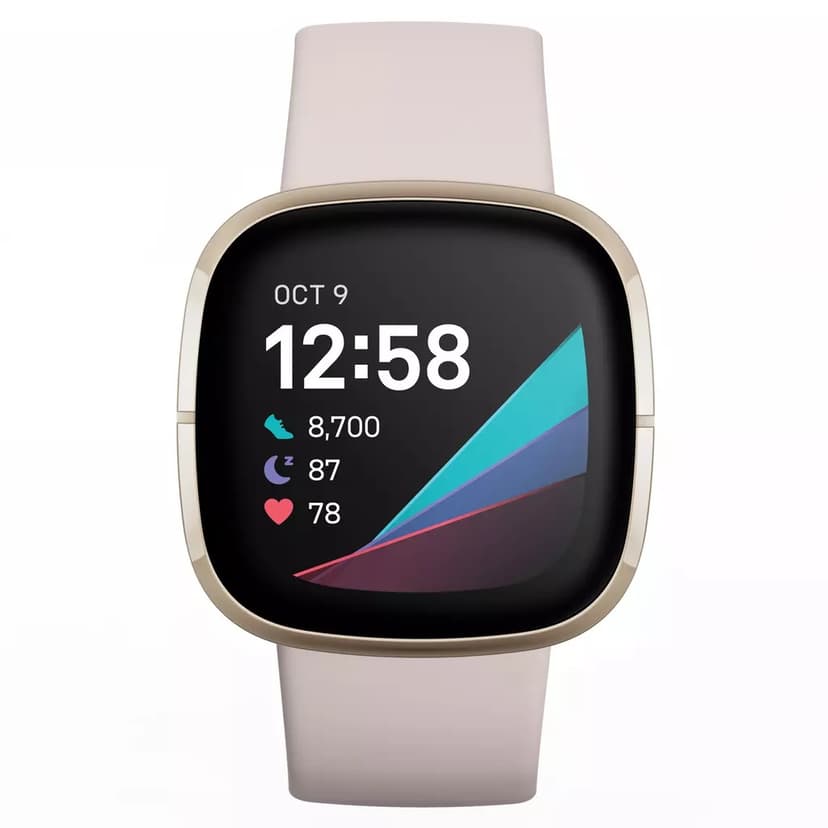 Fitbit Sense Lunar White/Soft Gold
