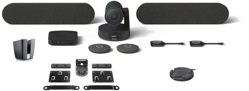 Barco ClickShare med Logitech Room for store møterom