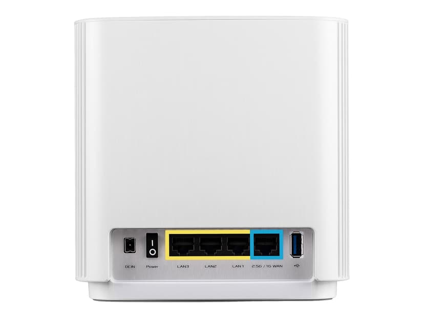 ASUS ZenWiFi AX (XT8) AX6600 2-pak - Hvid (90IG0590-MO3A40)
