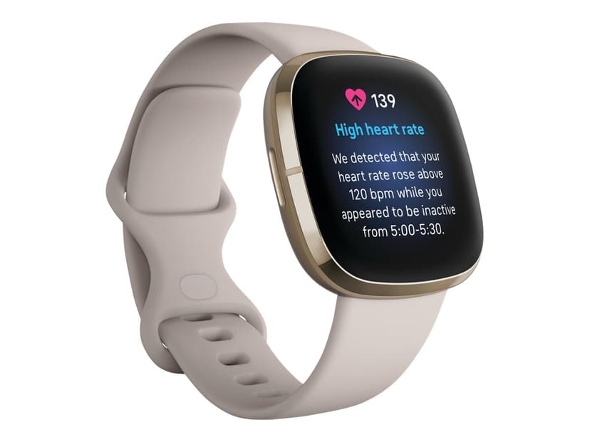 Fitbit Sense Lunar White/Soft Gold