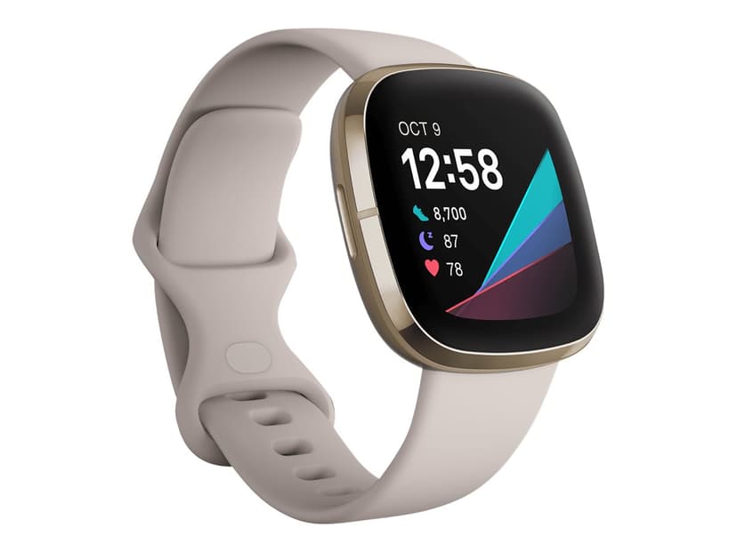 Fitbit Sense Lunar White/Soft Gold
