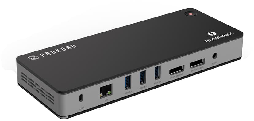 Prokord Workplace Dockingstation II Thunderbolt - (Löytötuote luokka 2)