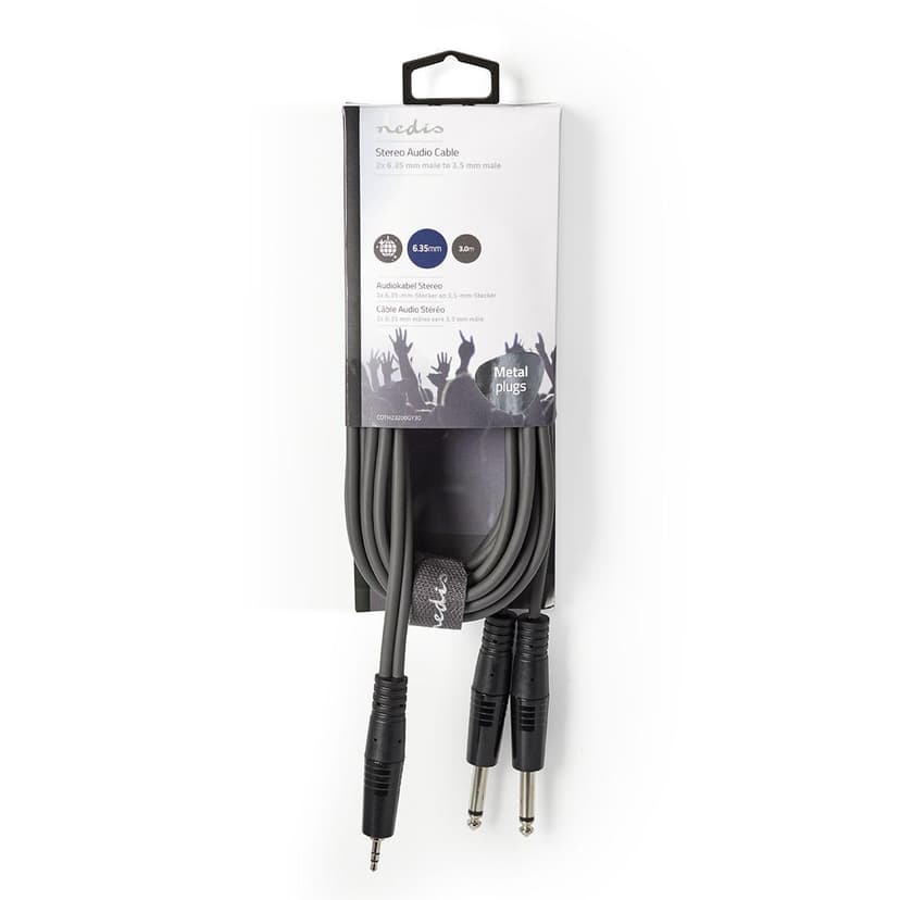 Nedis OnStage series 3m 2 x 6,3mm 3,5mm