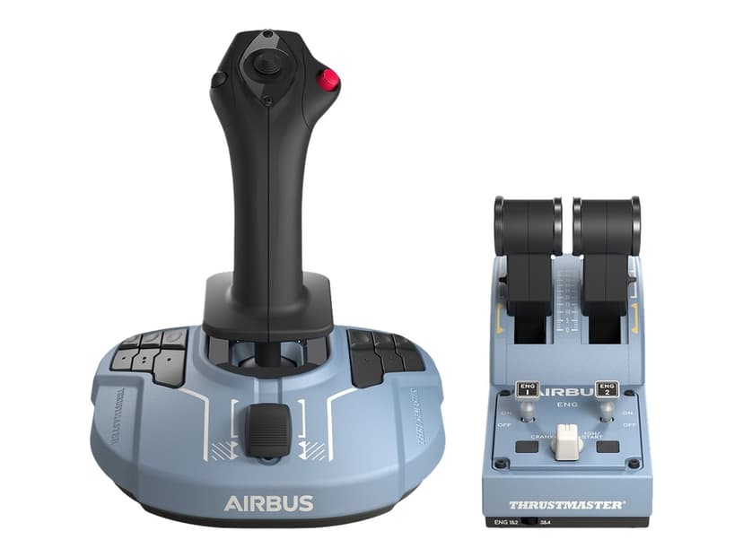 Thrustmaster TCA Officer Pack Airbus Edition Blå, Svart