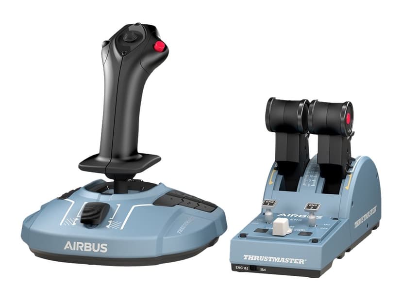 Thrustmaster TCA Officer Pack Airbus Edition Blå, Sort