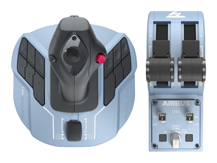 Thrustmaster TCA Officer Pack Airbus Edition Blå, Sort