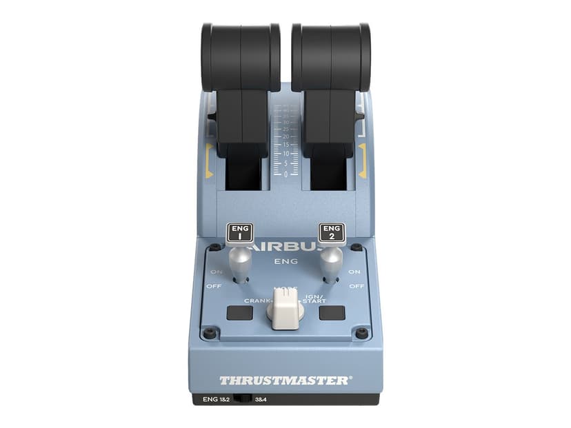 Thrustmaster TCA Officer Pack Airbus Edition Blå, Sort