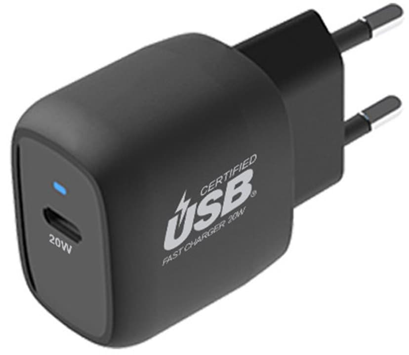 Cirafon Power Delivery 20 Fast Charge for iPhone Sort