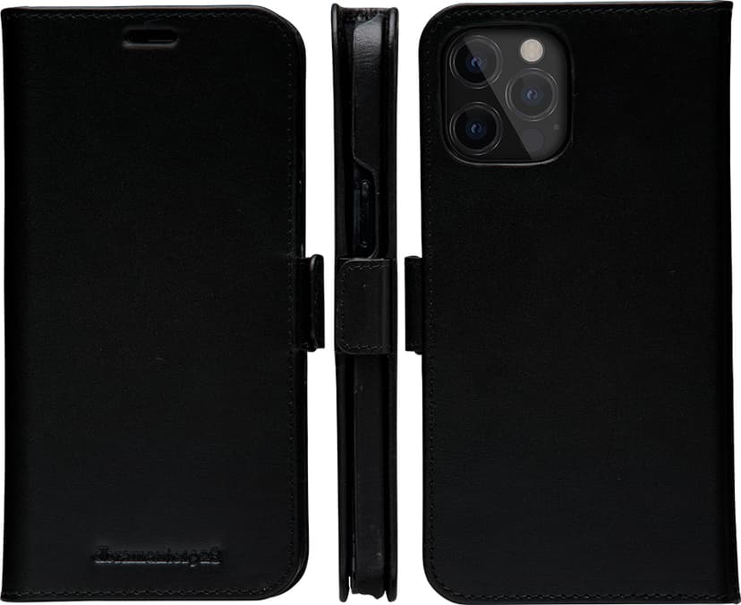 dbramante1928 Lynge Flipfutteral for Mobiltelefon iPhone 12, iPhone 12 Pro Sort