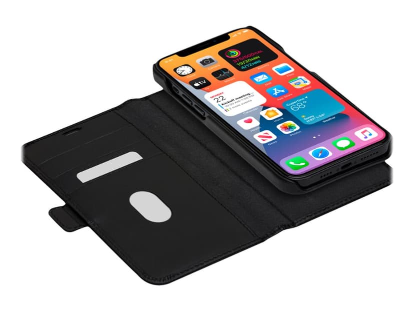 dbramante1928 Lynge Flipfutteral for Mobiltelefon iPhone 12, iPhone 12 Pro Sort